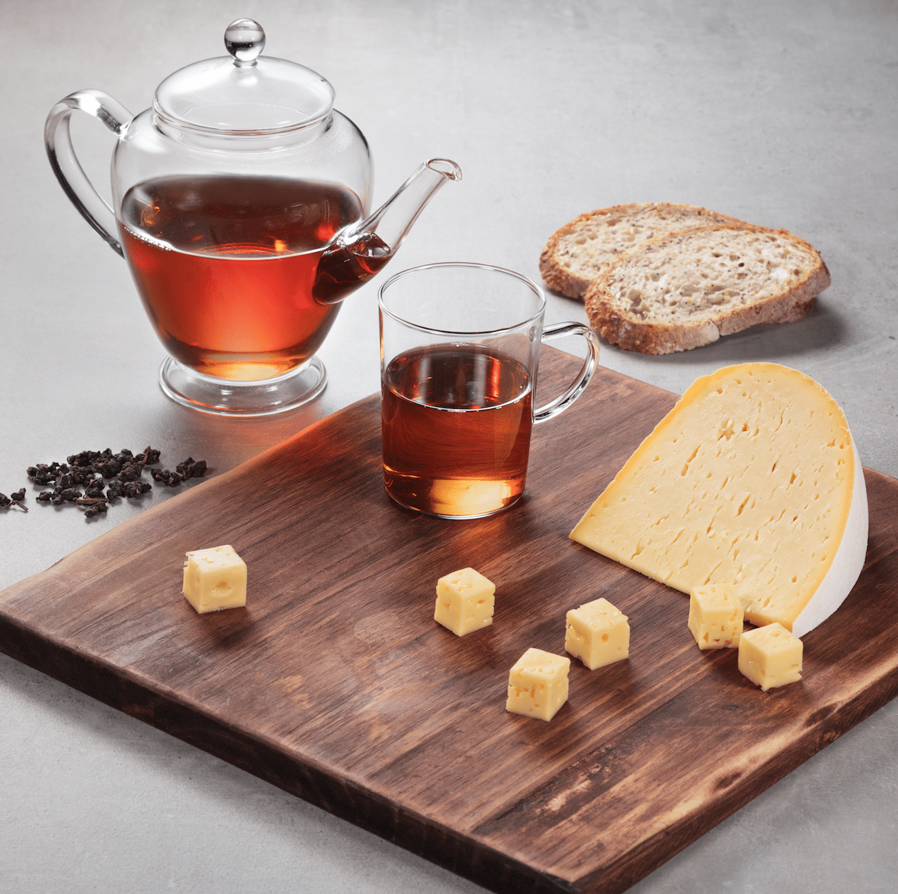 Fromage et thé : accord Passendale Classic et English Breakfast