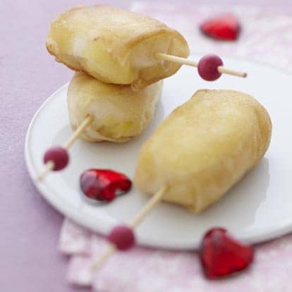Snoepje van Mini Caprice des Dieux met gekonfijte appel en komijn